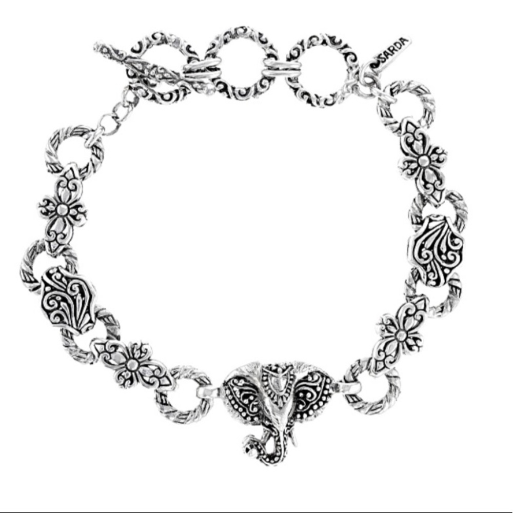 NWT Sterling Silver Elephant Bracelet